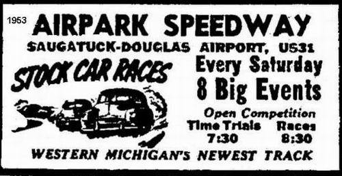 Air Park Speedway - 1953 Ad From Jerry (newer photo)